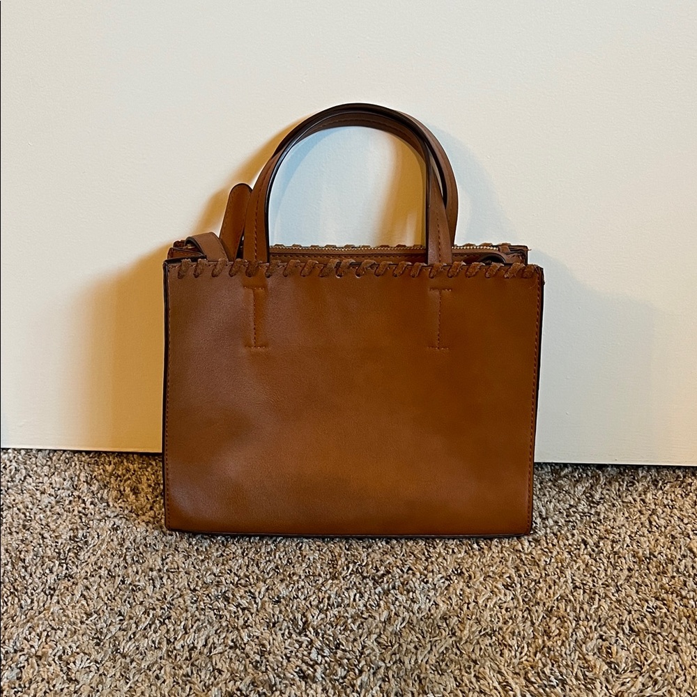 Street Level Tan Satchel Bag